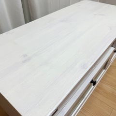 テレビ台【幅90cm】POWRY(ポーリー) ローボード テレビボード リビングボード 波ガラス レトロ ホワイト ブラウン 佐藤産業 PW46-90Lの画像