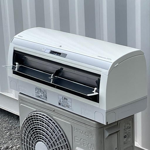 格安 ! ! ◇日立 エアコン 6畳用 2017年製 ecoこれっきり 自動お掃除100V RAS-KE22G 洗浄済み ! 取付け可
