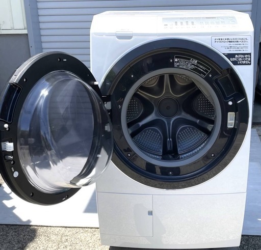 最安値?2021年製HITACHIドラム式洗濯乾燥機　定価25万　BD-SG100F 配達無料！