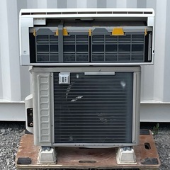格安 ! ! ◇日立 エアコン 6畳用 2017年製 ecoこれっきり 自動お掃除100V RAS-KE22G 洗浄済み ! 取付け可 ! ルーバー破損の画像