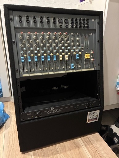 Soundcraft ミキサー + Peavey CS200X + ラックセット