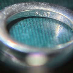 クロムハーツ PLAT NTFL プラチナリング 約9号の画像
