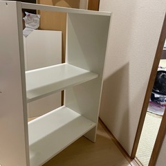 IKEA  BAGGEBO 棚3段ホワイトの画像