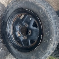 ジムニーjb23 純正スチールホイール　タイヤセットの画像