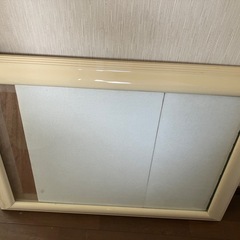 額縁　大型　オフホワイトの画像