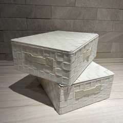 木箱、小物入れの画像