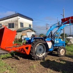 三菱農機トラクター  LAD-2842MT油圧バケット付きの画像