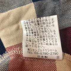秋色チェックワンピースの画像