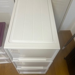  Fits フィッツケース モノ 3個セットホワイトの画像