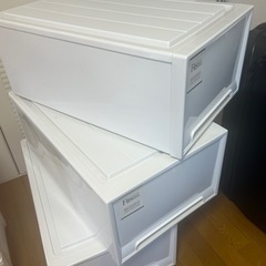  Fits フィッツケース モノ 3個セットホワイトの画像