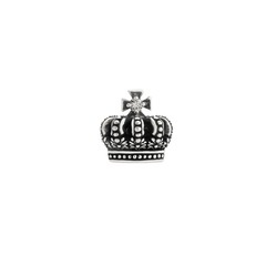 ジャスティンデイビス  BETH ピアス SEJ663 2 王冠 シルバーの画像