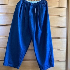 mizuiro ind未使用品　タックデニムの画像