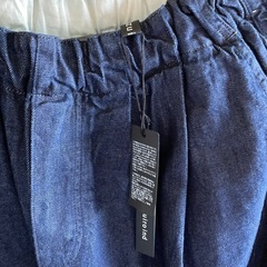 mizuiro ind未使用品　タックデニムの画像