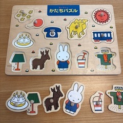 ミッフィーかたちパズルの画像