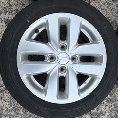スズキ純正タイヤホイールセット　スペーシア  155 65R 14  殆どの軽自動車に適合しますの画像