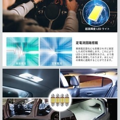 新品　未使用　VEAGIA T10 31mm LED ルームランプ 3個入り  ホワイト　車内灯 両口金タイプ 耐久性 長寿命の画像