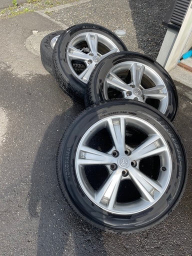 ハリアーデリカ　ホイール付夏タイヤ225/55/R18