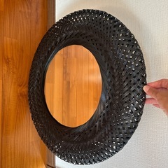【IKEA】壁掛けミラーの画像