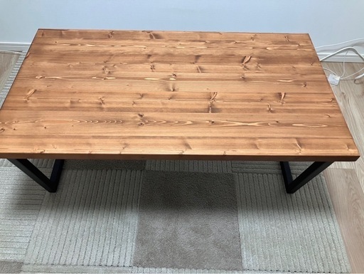 【新品】LOWYA　ローテーブル ローデスク 天然木使用