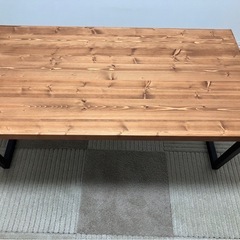 【新品】LOWYA　ローテーブル ローデスク 天然木使用の画像