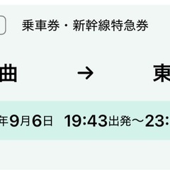 【新幹線】　仙台ー東京の画像