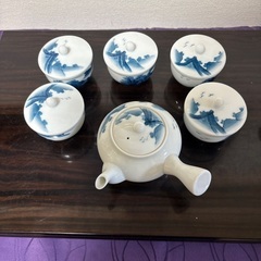佐賀鍋島焼茶器セットの画像