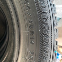 新品❗️4本❗️2025年製❗️
155/65R14 ダンロップ　スタッドレス　WM2の画像