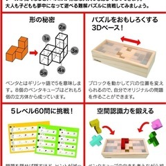 頭の良くなるペンタキュービック　学研の画像