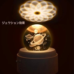 【無料】オルゴール 惑星 LEDライトの画像