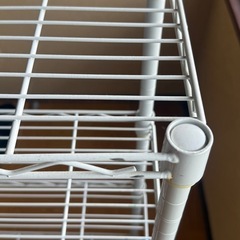 メタルラック　白　の画像