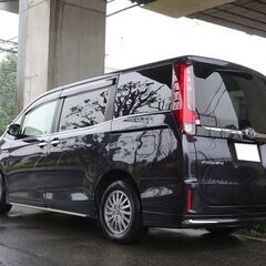 車検満タン エスクァイアハイブリッド Gｉブラックテラード トヨタセーフティセンス ナビ フルセグTV Bluetooth バックモニター 両側パワスラ スマートキー 黒本革シート シートヒーター フルエアロ クルコン LEDライト LEDフォグ ETC １オーナーの画像