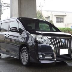 車検満タン エスクァイアハイブリッド Gｉブラックテラード トヨタセーフティセンス ナビ フルセグTV Bluetooth バックモニター 両側パワスラ スマートキー 黒本革シート シートヒーター フルエアロ クルコン LEDライト LEDフォグ ETC １オーナーの画像