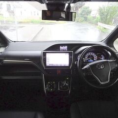 車検満タン エスクァイアハイブリッド Gｉブラックテラード トヨタセーフティセンス ナビ フルセグTV Bluetooth バックモニター 両側パワスラ スマートキー 黒本革シート シートヒーター フルエアロ クルコン LEDライト LEDフォグ ETC １オーナーの画像