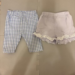 西松屋　ベビーレギンス スパッツ　パンツ　ボトムス　80cm 保育園着の画像