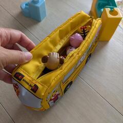 値下げ！しまじろうと仲間たち★ちゃれんじえんごっこ遊び★バスポーチ新品の画像