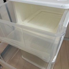 ニトリ　小物収納ケース FD(Lサイズ) 3個セットの画像