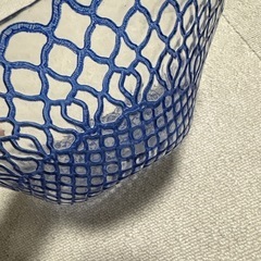 網目模様 ガラスボウルの画像