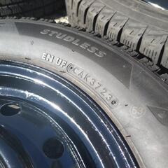 13インチ 155/65R13 VRX2 スタッドレスタイヤホイールセットの画像
