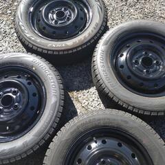 13インチ 155/65R13 VRX2 スタッドレスタイヤホイールセットの画像