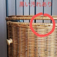 ラタン調コーナーシェルフの画像