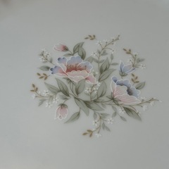 花柄お皿2点セット｜深皿｜平皿｜NARUMI｜バラ売り可の画像