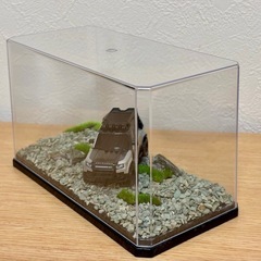 ジオラマ ディスプレイケース　ミニカーの画像