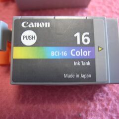 Canon キャノン　BCI-16 カラー　未使用１個、使いかけ２個　計３個セットの画像