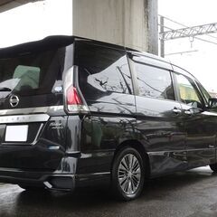 即乗りＯＫ セレナハイブリッド ライダープロパイロットエディション エマージェンシーブレーキ ナビ フルセグTV Bluetooth フリップダウンモニター バックモニター 両側パワスラ インテリキー LEDライト ETCの画像