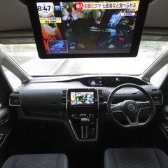 即乗りＯＫ セレナハイブリッド ライダープロパイロットエディション エマージェンシーブレーキ ナビ フルセグTV Bluetooth フリップダウンモニター バックモニター 両側パワスラ インテリキー LEDライト ETCの画像