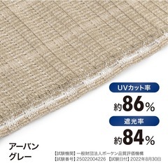 日よけ オーニング 4枚まとめて　タカショー 　クールシェード プライム アーバングレー 0.9×2mの画像