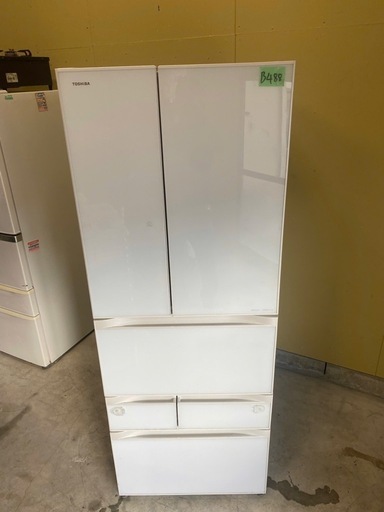 NO B488?福岡市内配送設置無料✨?東芝 TOSHIBA 冷蔵庫 VEGETA プレミアムモデル 510L フレンチドア クリアシ