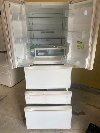 NO B488?福岡市内配送設置無料✨?東芝 TOSHIBA 冷蔵庫 VEGETA プレミアムモデル 510L フレンチドア クリアシ