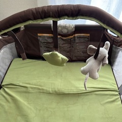 【値下げ】プレイヤード(持ち運び)簡易ベビーベットの画像