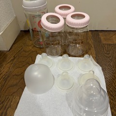 母乳実感　哺乳瓶＆３ＷＡＹ哺乳びん消毒ケースの画像
